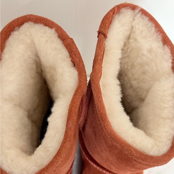 Bearpaw Women’s Sheepskin Boots Size 6 – Terracotta Mid-Calf - Picture 7 of 11